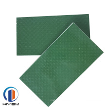 Skid 1220*2440mm 20mm 1220*2440 Anti Birch Silp Slippery 12mm Wire Mesh Slip Film Faced Plywood
18mm PP polypropylene plastic Film Faced Plywood for Concrete form